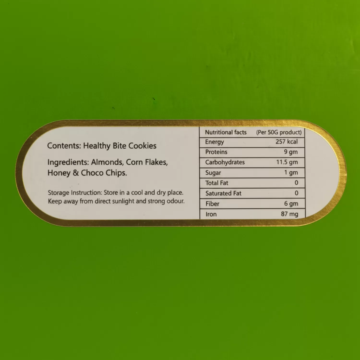 Healthy Bite Cookies