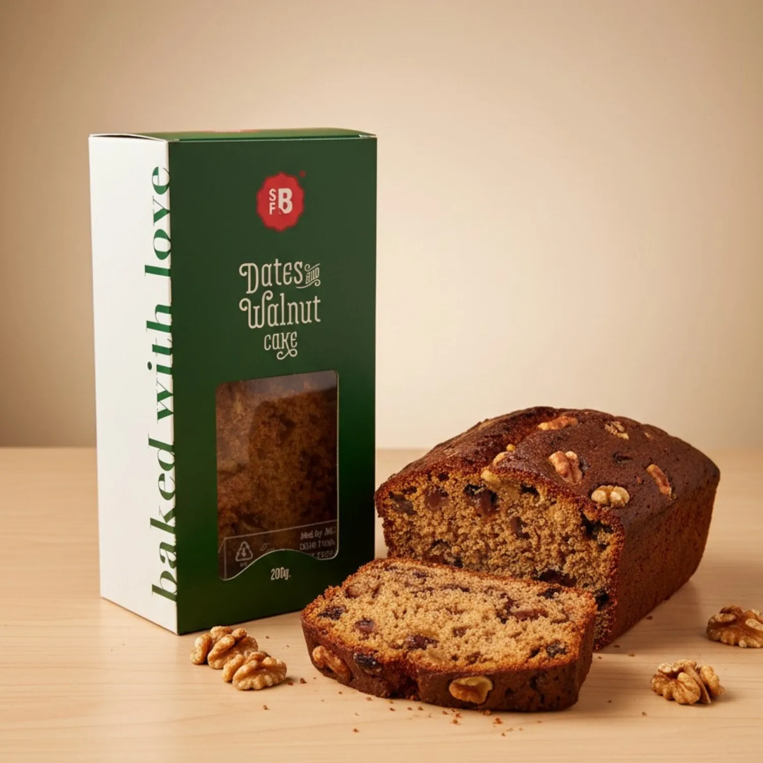 Dates and Walnut Cake